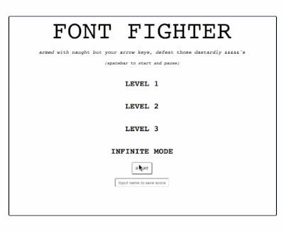 Font Fighter